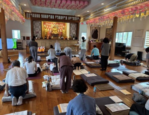 3월 22일 부처님 성도재일 맞이 3000배 정진