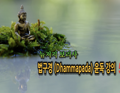 뉴저지 보리사 법구경(Dhammapada)윤독 강의 5강